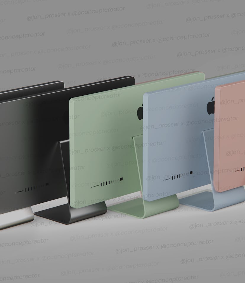 2021 iMacs in five colors