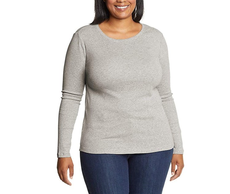 Eddie Bauer Favorite Long-Sleeve Crewneck