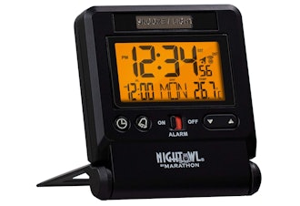 Marathon Atomic Travel Alarm Clock 