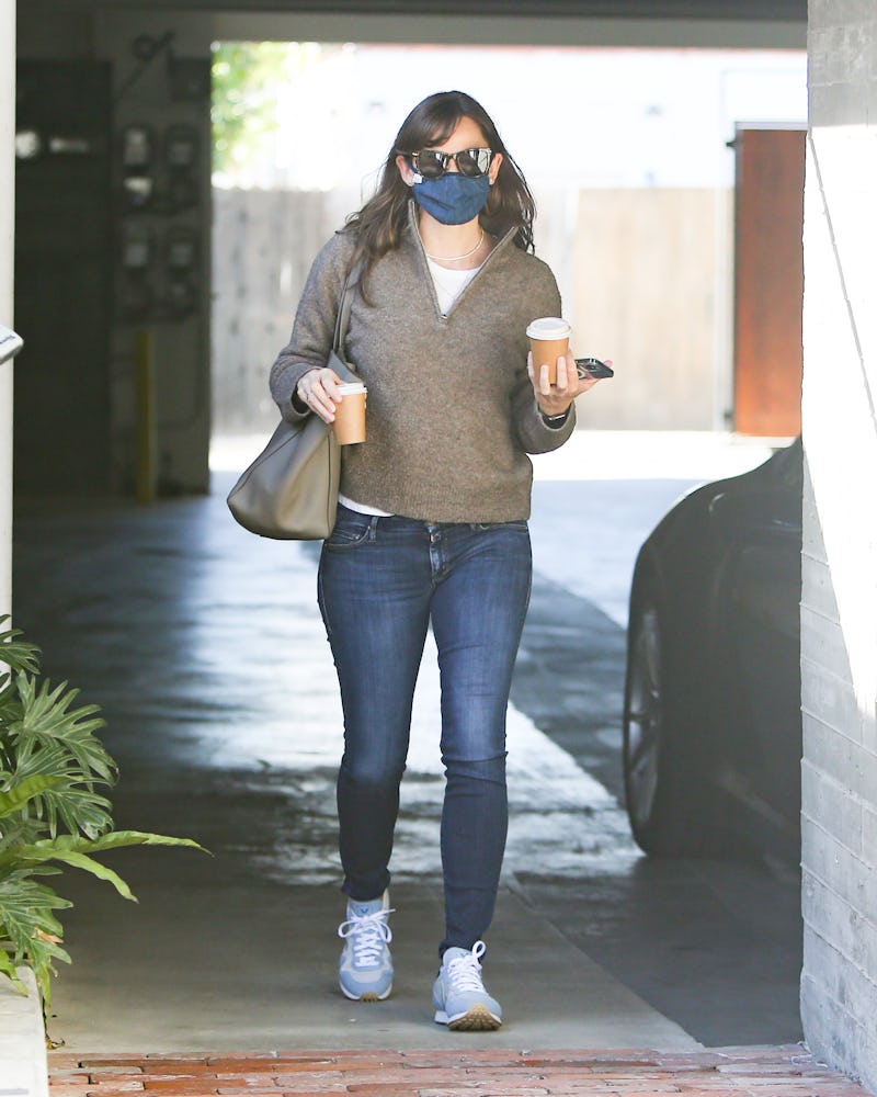 Jennifer Garner is seen on February 02, 2021 in Los Angeles, California. 