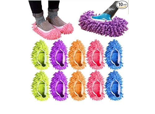 AIFUSI 10 Piece Mop Slippers