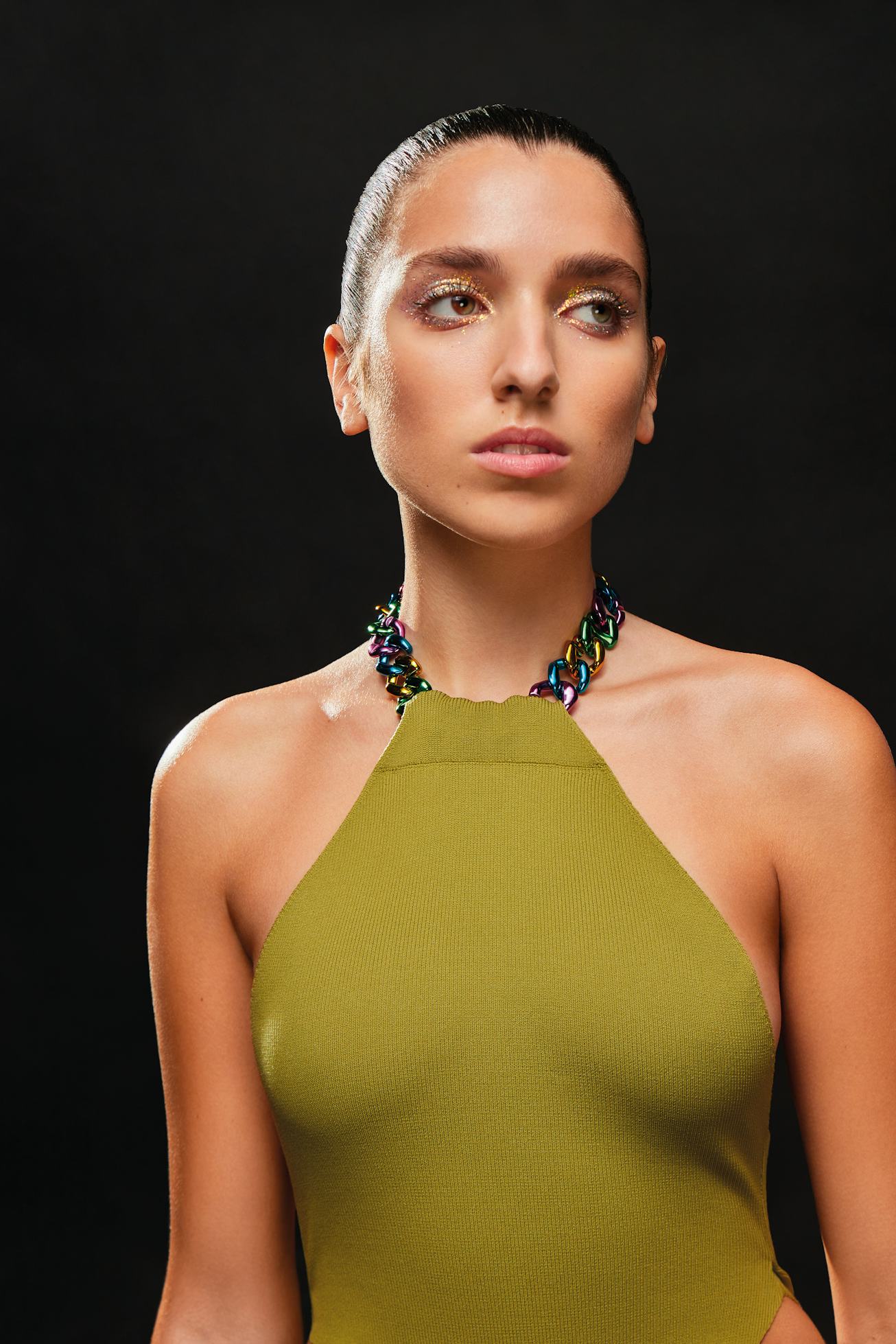 Rina Lipa for GCDS Fall 2021 runway show.