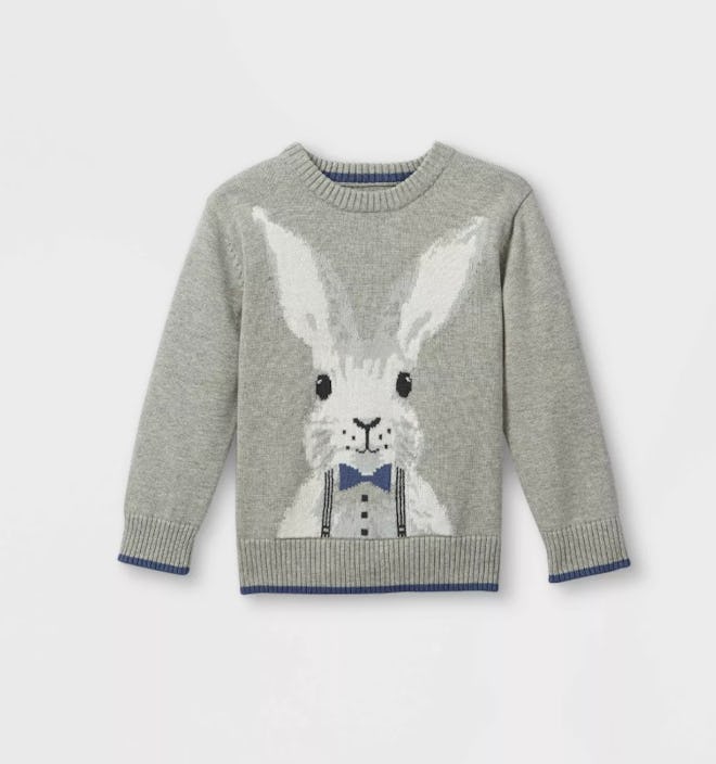 Cat & Jack Toddler Boys' Easter Bunny Pullover Sweater