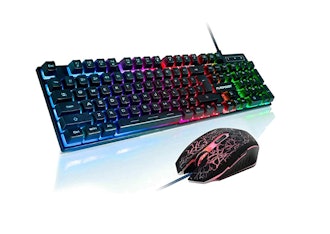 FLAGPOWER Gaming Keyboard and Mouse Combo