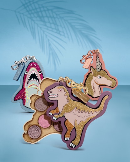The palettes Sharky, Rexy, and Uni from the Sephora and COACH collaboration.