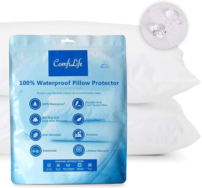 ComfiLife Waterproof Pillow Protectors (2-Pack)