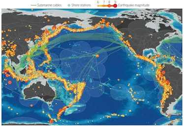 earthquake detection ocean