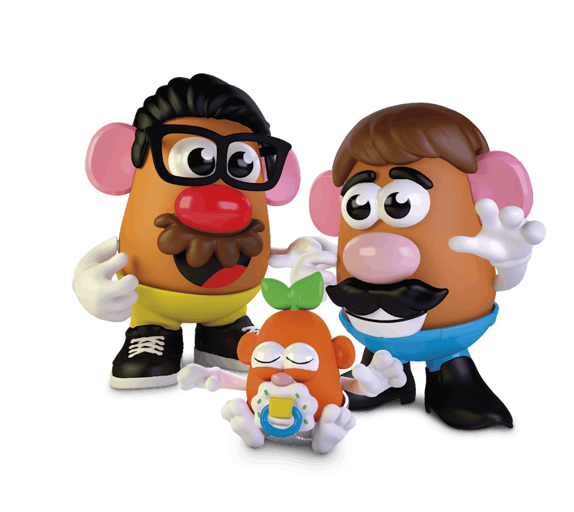 The new Potato Head Family set gives kids a more inclusive way to imagine their families.