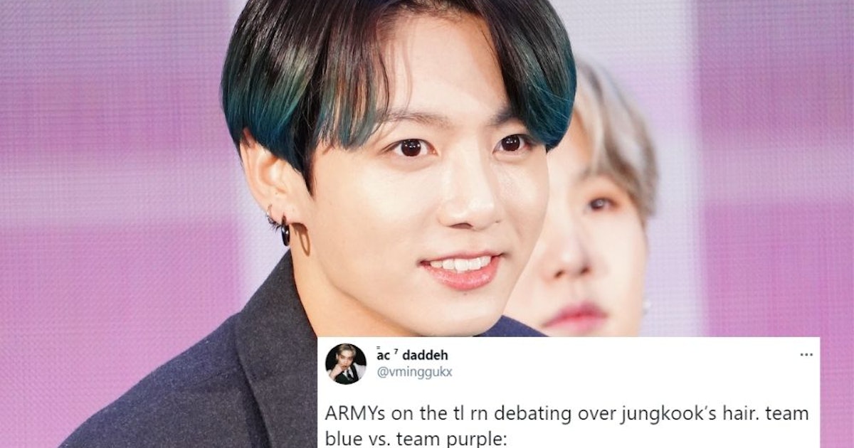 Is BTS' Jungkook's New Hair Blue Or Purple? This Fan Theory Will Blow Your  Mind