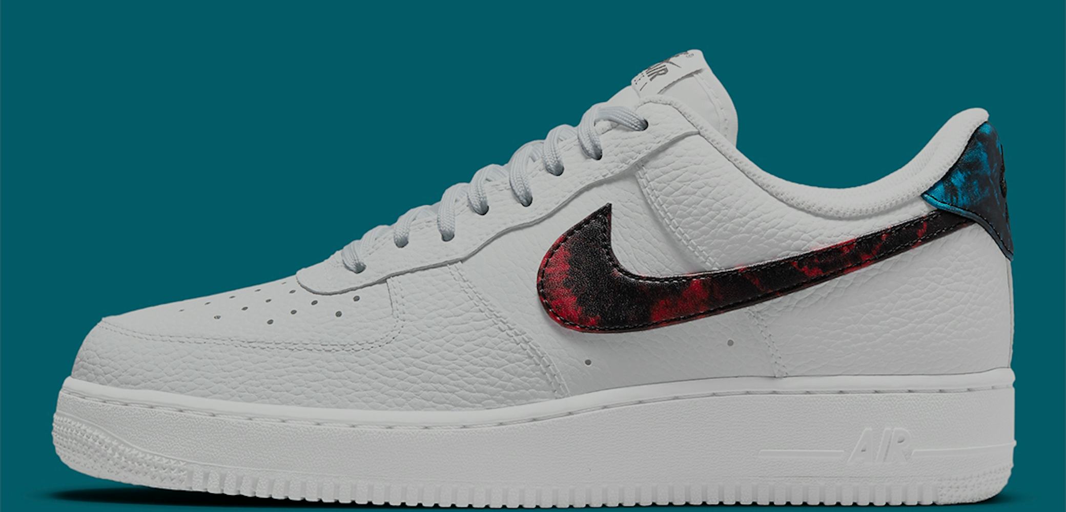 Nike gives its classic Air Force 1 sneaker a subtle touch of tie-dye