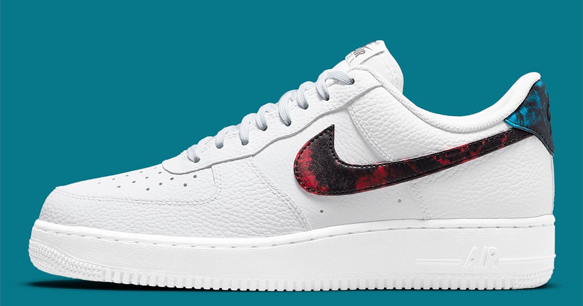 Nike gives its classic Air Force 1 sneaker a subtle touch of tie-dye