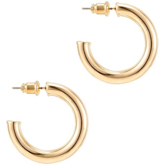 PAVOI 14K Gold Chunky Hoops
