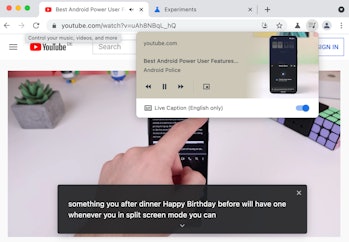 Live Captions in Google Chrome automatically transcribes audio in real-time. 