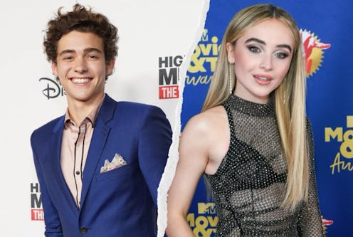 Joshua Bassett and Sabrina Carpenter. Photo via Rachel Luna/FilmMagic/Getty Images & Kevin Mazur/202...