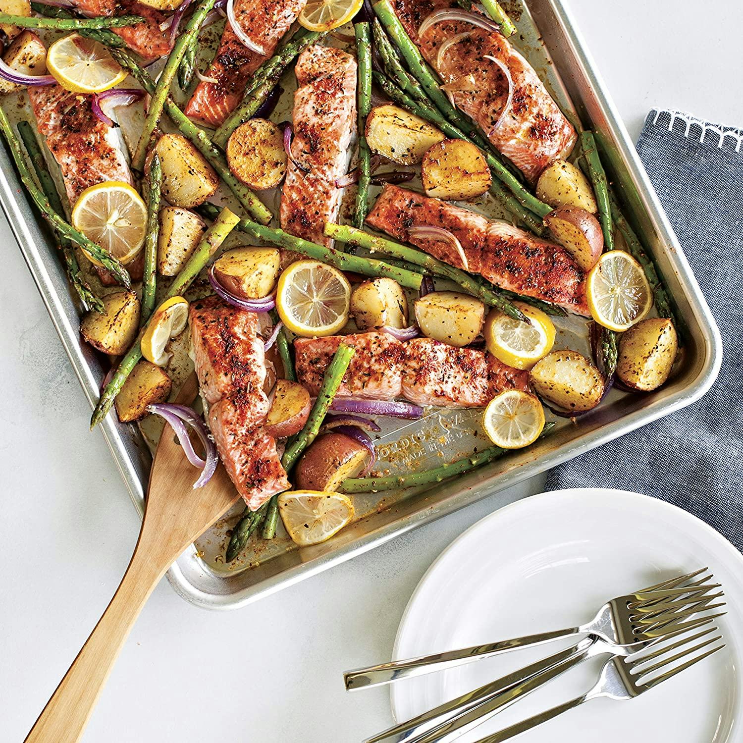 Nordic Ware Natural Aluminum Half Sheet Pan (2-Pack)