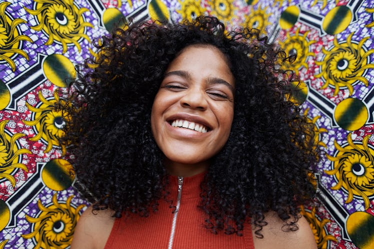 Young woman having the best week of March 8