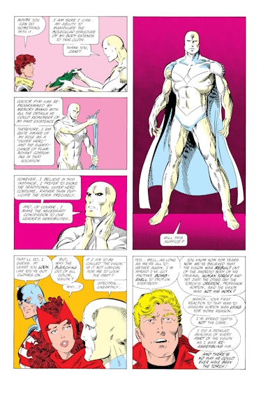 White Vision Marvel Comics Avengers WandaVision