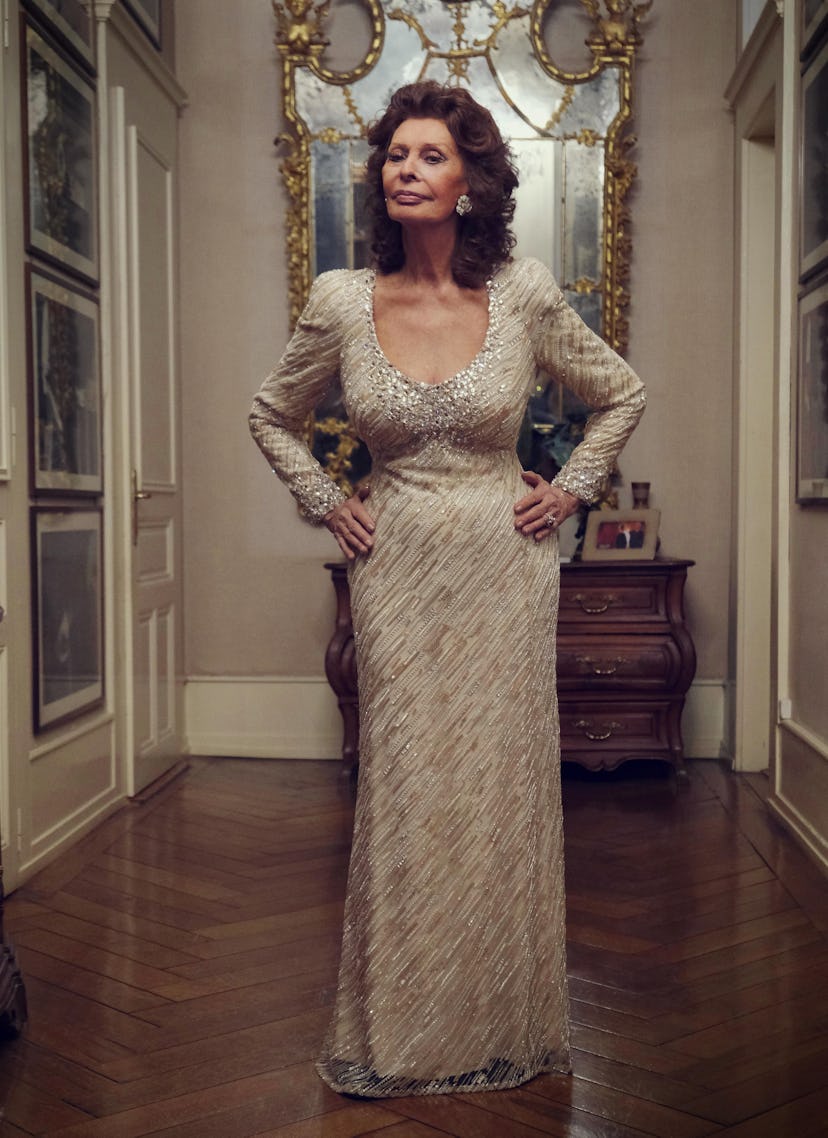 Sophia Loren was photographed in Geneva in December 2020. Retouching: Simon Killick. ...