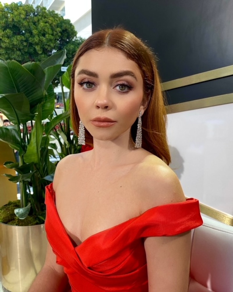 Sarah Hyland's Golden Globes Glow is from this $14 drugstore beauty product.