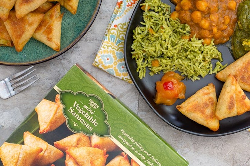 These mini vegetable samosas are the ultimate Super Bowl dish. 