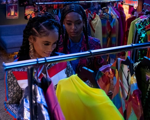 Saweetie as Indigo and Yara Shahidi as Zoey in 'grown-ish' Season 3b via Freeform's press site