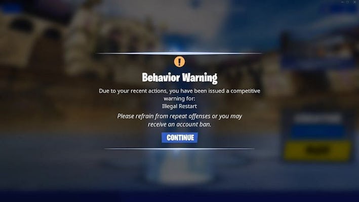 Please restart your client error 0 fortnite что делать