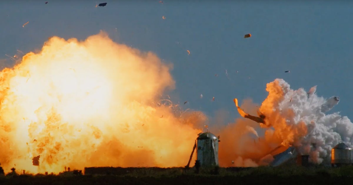 SpaceX Starship: Slo-mo SN9 flight video shows explosion in stunning detail