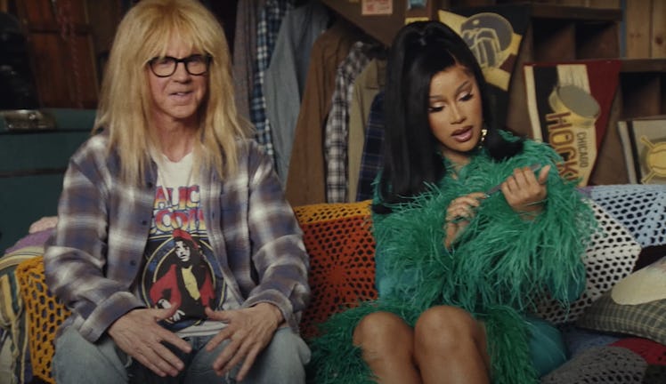 These Tweets about Cardi B in Uber Eats' Super Bowl ad are hype for the outfit swaps.
