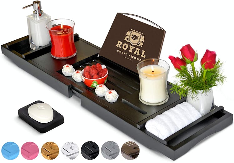 ROYAL CRAFT WOOD  Bathtub Caddy Tray