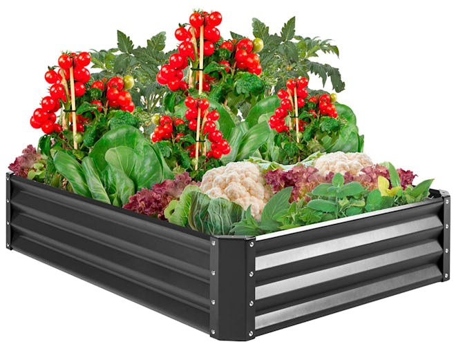 Best Choice Products Metal Raised Garden Bed