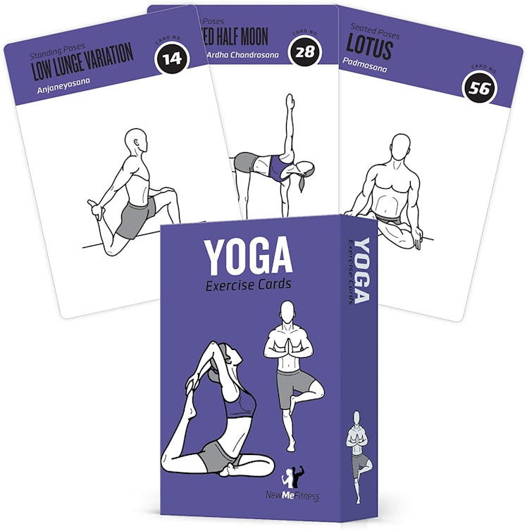 NewMe Fitness Yoga Cards with 70 Poses