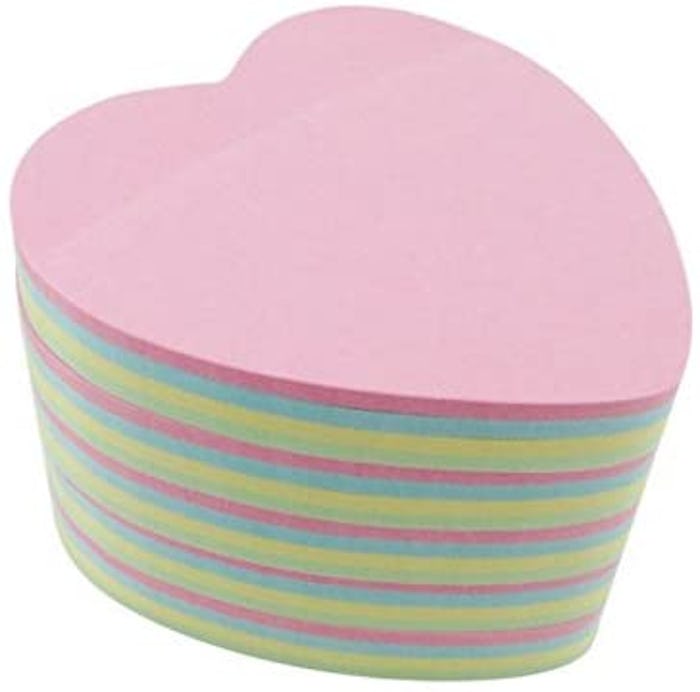 Heart-Shaped Sticky Notes