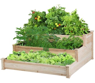 YAHEETECH 3-Tier Raised Garden Bed 