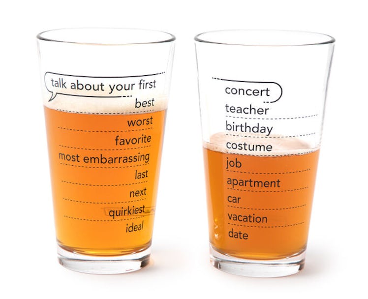 Talking Pints — Conversation Glassware