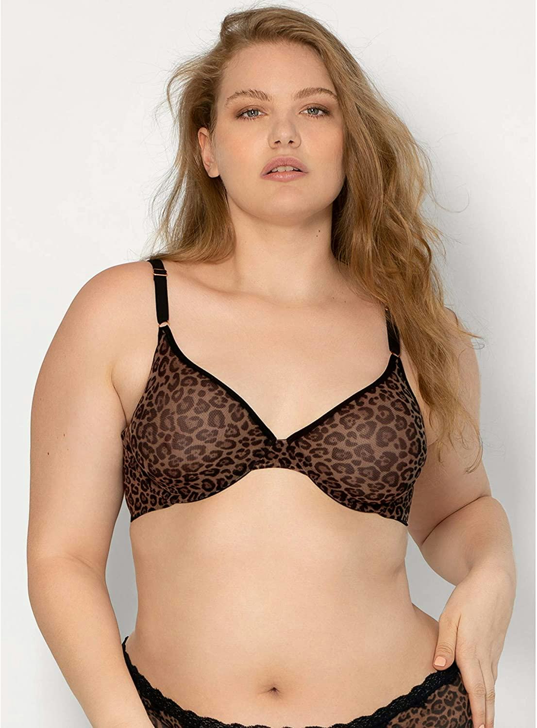 Smart &amp; Sexy Sheer Mesh Demi Underwire Bra