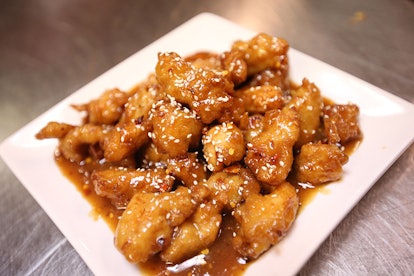You can easily throw together this Chinese sesame chicken recipe.