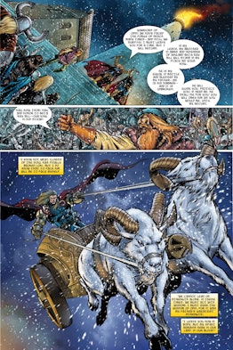 Thor goats chariot Thor Love and Thunder
