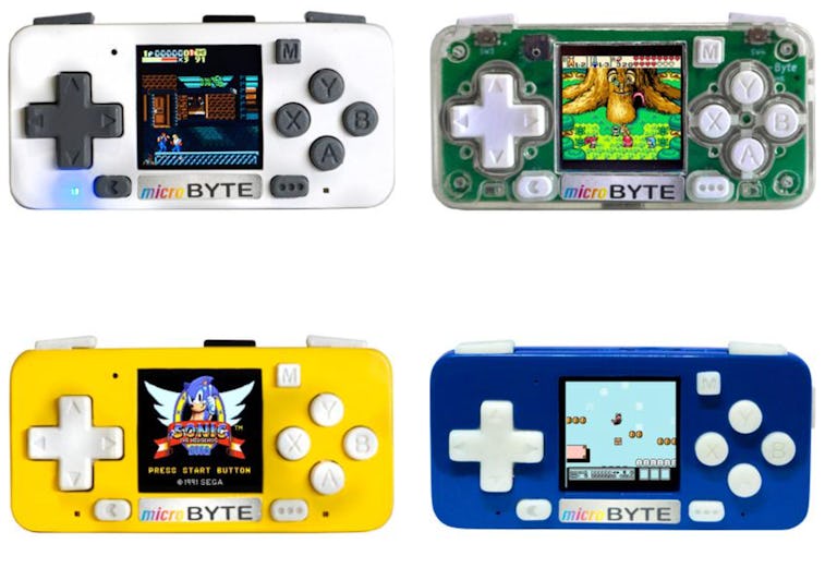microByte is a tiny retro gaming handheld that plays NES Game Boy