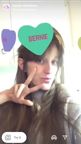 These best Valentine's Day 2021 Instagram filters include one for Bernie.