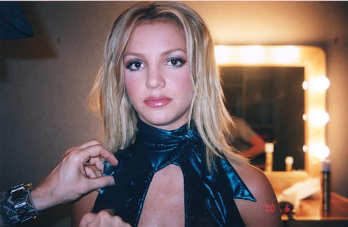 A still from The New York Times Presents: Framing Britney Spears showing Britney Spears behind the s...