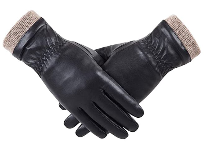 REDESS Wool Lined Leather Gloves