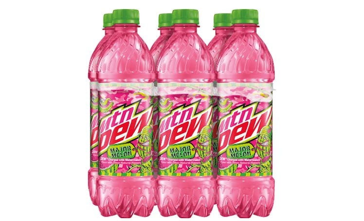 You can buy Mountain Dew Major Melon at a number of national retailers. 
