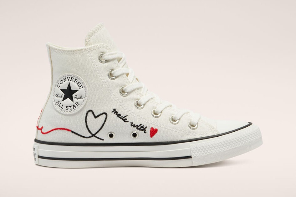 Converse's Valentine's Day Chuck Taylor shoes are 'Made with Love'