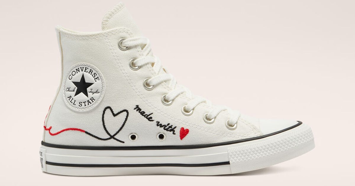 Converse's Valentine's Day Chuck Taylor shoes are 'Made with Love'