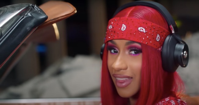 Cardi B Flaunts Bejeweled Ponytail Slay For Made In America Festival
