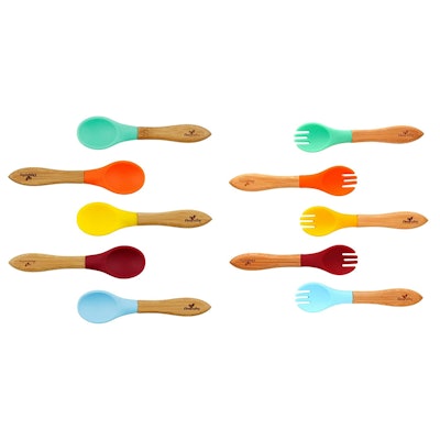 Avanchy Baby Spoon & Fork Training Set (10-Pieces)