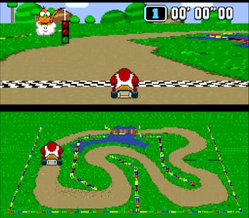 Super Mario Kart Play game online!