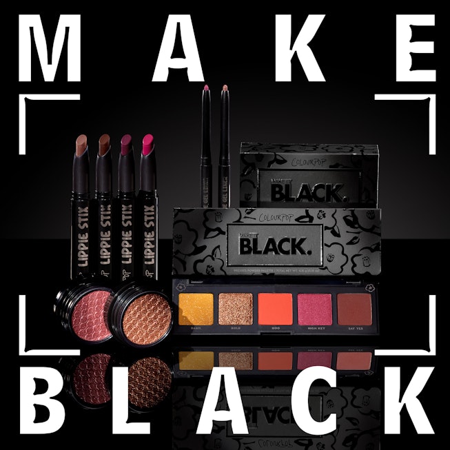 ColourPop Cosmetics Collection featured in Make It Black