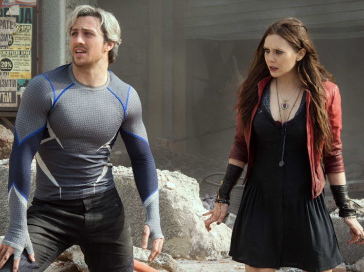 Pietro and Wanda Maximoff in 'Avengers: Age of Ultron.'