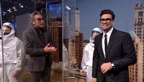 Eugene Levy & Dan Levy in 'Saturday Night Live's Feb. 6 episode.